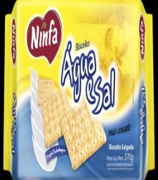 Imagem de capa de Bisc. Salg. Ninfa 20 X 370g Agua E Sal