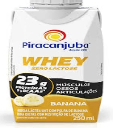 Imagem de capa de Bebida Lactea Piracanjuba Whey Zl 12 X 250ml Banana