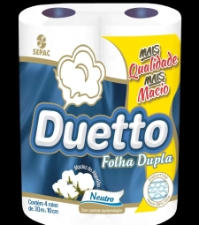 Imagem de capa de Papel Hig. Duetto 16 X 4 Neutro 30m