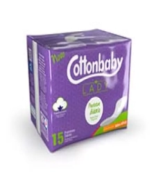 Imagem de capa de Abs. Cottonbaby Lady 12 X 15 Unid. S/abas Prot. Diario