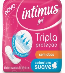 Imagem de capa de Abs. Intimus Gel 12 X 8 Unid. S/abas Cobert. Seca