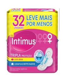 Imagem de capa de Abs. Intimus Gel 15 X 32 Unid. C/abas Cobert. Suave