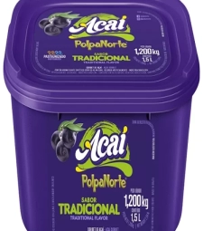 Imagem de capa de Acai Polpa Norte 1,2kg Tradicional Com Guarana 