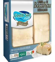 Imagem de capa de Bacalhau Postas Costa Sul 15 X 600g Dessalgado Cong.