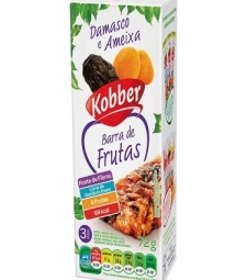 Imagem de capa de Barra De Fruta Kobber 72g Damasco E Ameixa