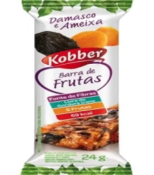 Imagem de capa de Barra De Fruta Kobber 12 X 24g Damasco E Ameixa