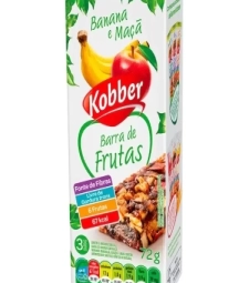 Imagem de capa de Barra De Fruta Kobber 72g Banana E Maca