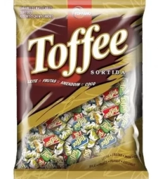 Imagem de capa de Bala Toffano 600g Toffee Sortida