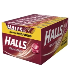 Imagem de capa de Bala Halls 21 X 10 Unid. Cereja Novo Formato