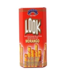 Imagem de capa de Canudo Recheado Look 20 X 55g Morango