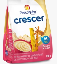 Imagem de capa de Cereal Piracanjuba 12 X 180g Crescer Banana/maca 