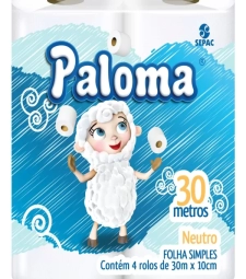 Imagem de capa de Papel Hig. Paloma 16 X 4 Neutro 30m