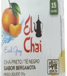 Imagem de capa de Cha Preto El Chai 30g Bergamota