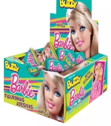 Imagem de capa de Chicle Buzzy Tattoo 400g C/100 Hortela Barbie