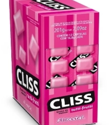 Imagem de capa de Chicle Cliss 12 X 16,8g Tutti Frutti