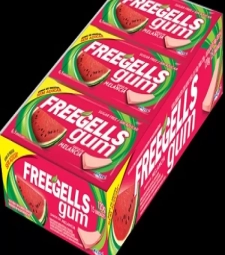 Imagem de capa de Chicle Freegells Gum 15unid Melancia