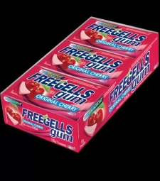 Imagem de capa de Chicle Freegells Gum 15unid Original Cherry Cereja