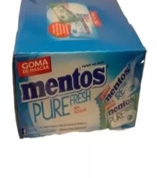 Imagem de capa de Chicle Mentos Pure Fresh 60 Unid. Menta Verde/menta Fresca