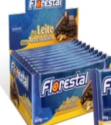 Imagem de capa de Choc. Barra Florestal 10 X 90g Ao Leite C/ Amendoim