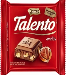 Imagem de capa de Chocolate Barra Garoto Talento 15 X 25g Avelas