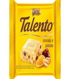 Imagem de capa de Chocolate Barra Garoto Talento 15 X 25g Cereais E Passas