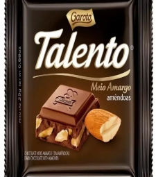 Imagem de capa de Chocolate Barra Garoto Talento 15 X 25g Meio Amargo