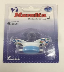 Imagem de capa de Chupeta Borboleta Mamita Decorada Silicone 12un Ref:1305