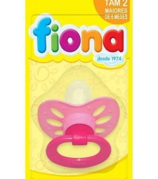 Imagem de capa de Chupeta Ext. Air ClÁssica Fiona Baby Silicone Rosa Tam 2