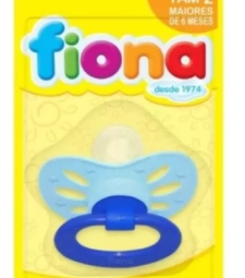 Imagem de capa de Chupeta Ext. Air ClÁssica Fiona Ortod. Silicone Azul Tam 2