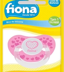 Imagem de capa de Chupeta Fiona 12 X 1und Silic. Nº 1 Rosa