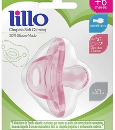 Imagem de capa de Chupeta Lillo 6 X 1und Soft Calming Silic. Nº 2 Menina