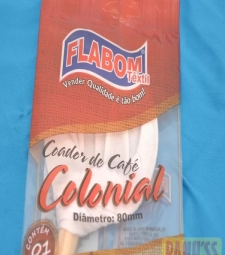 Imagem de capa de Coador De Cafe Flabom Colonial 12 Unidades Pano 