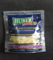 Imagem de capa de Cogumelo Huber Sachet 12 X 100g Fatiado