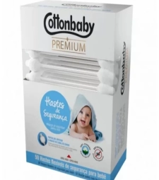 Imagem de capa de Cotonete Hastes Flexiveis Cottonbaby 12 X 50un Seguranca