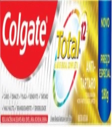 Imagem de capa de Creme Dental Colgate 12 X 180g Total 12 Anti-tartaro