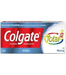 Imagem de capa de Creme Dental Colgate 12 X 90g Total 12 Whitening