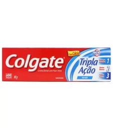 Imagem de capa de Creme Dental Colgate 12 X 90g Tripla Acao Hortela