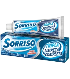 Imagem de capa de Creme Dental Sorriso 12 X 70g Tripla Limpeza Completa