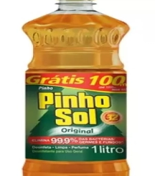 Imagem de capa de Desinf. Pinho Sol 12 X 1l Original Gratis 100 Ml