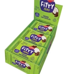 Imagem de capa de Doce Kobber Fitty Zero 12 X 20g Cocada C/ Chocolate