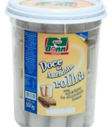 Imagem de capa de Doce Pacoca Nutri Bonn 1,02 Kg Rolha Choco. Branco 