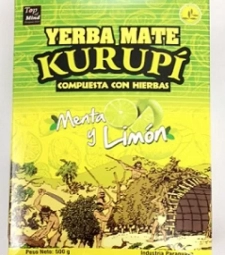 Imagem de capa de Erva Terere Kurupi 12 X 500g Menta E Limao