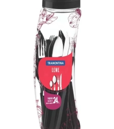 Imagem de capa de Faqueiro Tramontina Leme 24 Pcs Sortido Preto