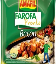 Imagem de capa de Farofa Amafil 10 X 250g Bacon