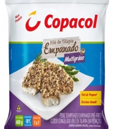 Imagem de capa de File De Tilapia Copacol Empanado 12 X 400g Multigraos