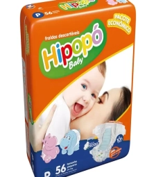 Imagem de capa de Fralda Hipopo Baby P 56un