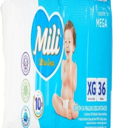 Imagem de capa de Fralda Mili Mega Xg 36 Unid.