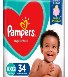 Imagem de capa de Fralda Pampers Supersec Xxg 34un Hiper