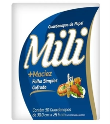 Imagem de capa de Guardanapo Mili 30 X 29,5cm C/ 36 Pct - Ref.1032