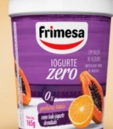 Imagem de capa de Iogurte Zero Frimesa Copo 12 X 165gr Mamao/laranja 